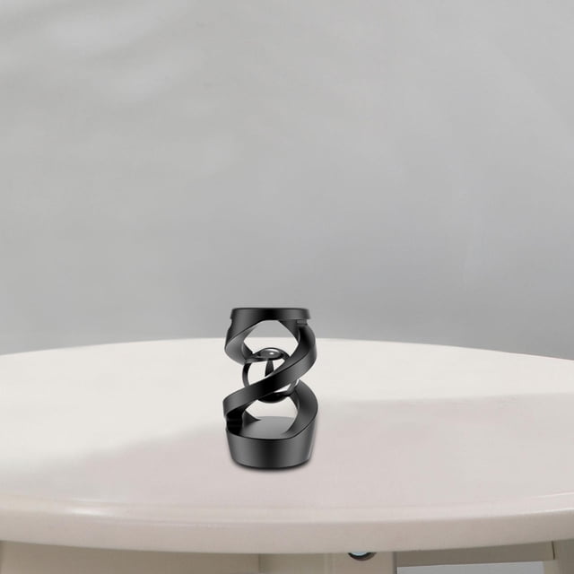 Escritorio de Juguete Desafiante, Escritorio Flotante, Juguete de Física, Adorno de Mesa de Metal para Regalo de Cumpleaños, Juguete Relajante negro
