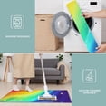 thumbnail image 6 of Rainbow Tie Dye Wave Pattern Kitchen Rugs Sets Of 3,Kitchen Runner Rugs Non Skid Washable,Decorative Kitchen Floor Mats for Kitchen,Sink,Laundry,17"x30"+ 17"x47" + 17"x59", 6 of 6