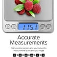 thumbnail image 3 of Digital Kitchen Scale 3000g / 0.1g ; Mini Pocket Jewelry Scale, Food Scale for Kitchen, 2 Trays, 6 Units, Auto Off, Tare, PCS Function, Stainless Steel, Batteries Included, 3 of 9
