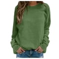 thumbnail image 1 of T-shirt à Manches Longues Col Rond Imprimé pour Femmes, Quotidien, Maison, Extérieur, Mode Urbaine, 1 of 5