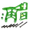 thumbnail image 1 of Placa de piso trasera de metal para coche Rovan Km Hpi Baja 5b 5t 5sc Rc, verde, 1 of 5