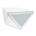 thumbnail image 5 of Maklaine Mirrored Glass-encased Crystal Cocktail Table, 5 of 9