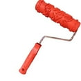 thumbnail image 4 of yuksok 7" Embossing Floral Pattern Painting Roller Sleeve Brush Wall Decor Tool DIY, 4 of 6