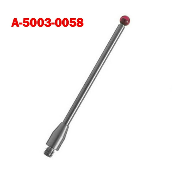 CMM Touch Probe M3 Thread Probe Stylus 3mm Ball Tips 40mm Long A5003