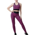 thumbnail image 2 of Mujeres Acanalado Crop Tank Pantalones cortos de cintura alta Trajes de yoga Conjuntos Sartenes Top Traje de dos piezas Fridja  fhjkhfk457057, 2 of 6