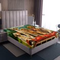 thumbnail image 4 of Erosebridal Draps de Lit pour Chiens Camion Rouge Très Grand, Literie pour Animaux Kawaii Taille Très Grand, Décoration de Chambre Florale, Léger, 4 Pcs, 4 of 7