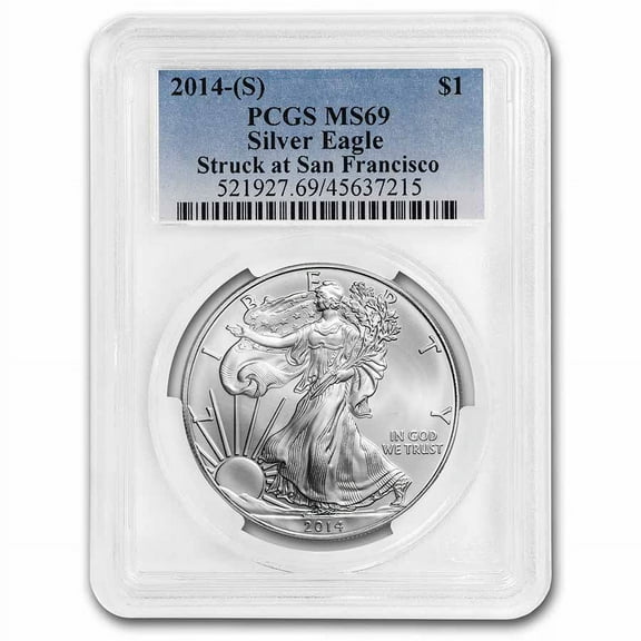 2014 (S) American Silver Eagle MS-69 PCGS