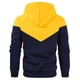 thumbnail image 2 of Sudadera con capucha Colorblock para hombre, deportiva, informal, con capucha, manga larga, Tops, 2 of 3