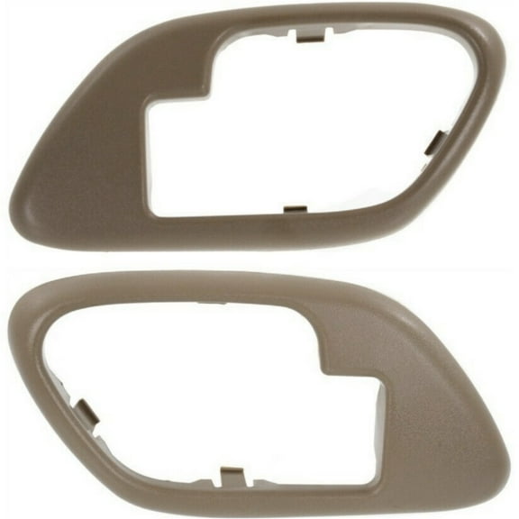 Geelife Door Handle Trim For 2000 GMC K3500 1995-2000 GMC Yukon Set of 2 Beige