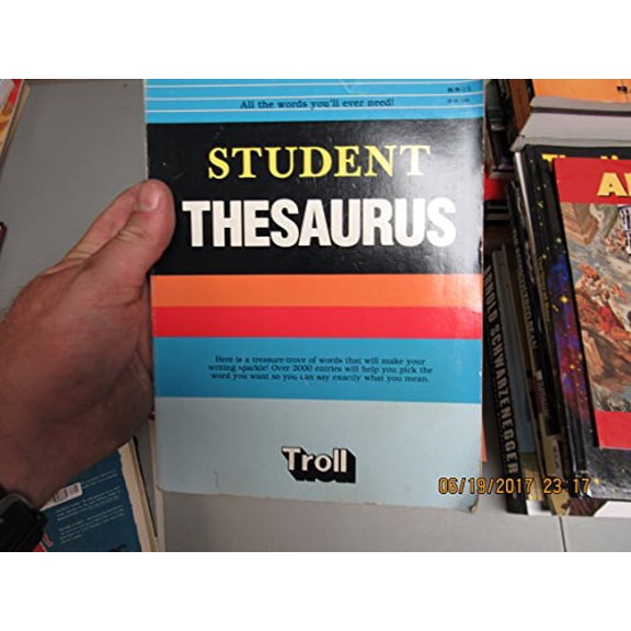 Pre-Owned Troll Student Thesaurus (Paperback) 0816718563 9780816718566