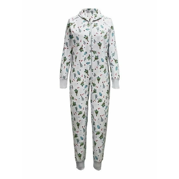 Family PJs Intimates Gray Holiday One-Piece Sleepwear Size: M