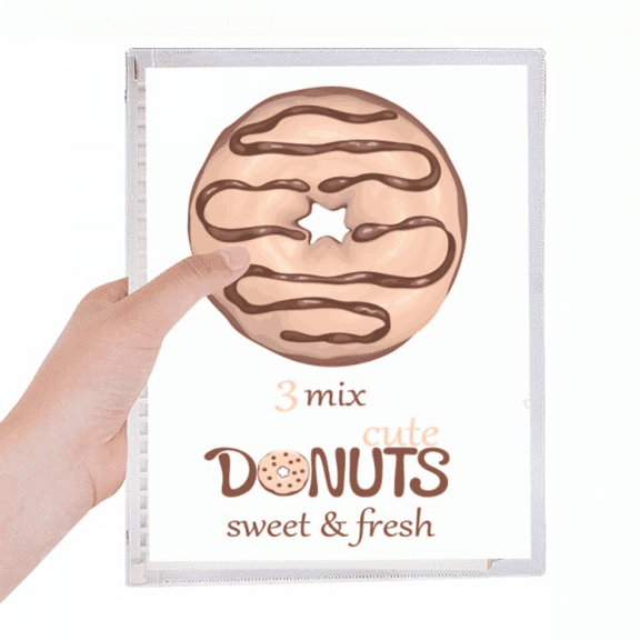 chote dessert sweet food notebook loose diary refillable journal statiry