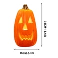 thumbnail image 2 of OANLKGI Halloween Pumpkin Lantern LED Lighted up Pumpkins Decorations Jack O' Lanterns Vintage Tabletop Fall Decor for Indoor or Outdoor Decors Thanksgiving Halloween Party Supplies, 2 of 7