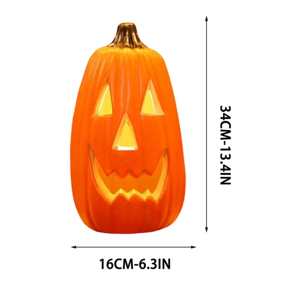 Halloween Party Decorations,Halloween Lighted Pumpkin Large Plastic LED Pumpkin Decoration For Outdoor Yard Porch Home Storefront Shopping Mall Holiday Display Decor