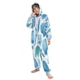 thumbnail image 5 of Soft Big Kids Onesie Pajamas Cozy Loose-Fit Jumpsuits for kids with Pockets for Christmas Lounge & Play Marine Organismsd, 5 of 8