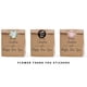 thumbnail image 5 of 2 rollos de pegatinas de agradecimiento, 8 diseños florales para tarjetas de felicitación, etiquetas para ramos de flores, bolsas de regalo, 5 of 5