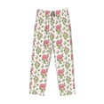 thumbnail image 4 of Goofa Rose Flowers Printed Soft Pajama Pants for Men, Wide Leg Comfy Casual Lounge Yoga Pants-Large, 4 of 9