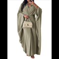 thumbnail image 1 of de Mujer, para Novia, Dama de , Larga para Fiesta Nupcial, Boda. Verde M, 1 of 7
