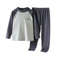 thumbnail image 2 of Amidoa Girls 2 Piece Outfits Fall Winter Clothes Long Sleeve Top and Casual Pants Kids Clothing Sets Gray Size 7-8 Years, 2 of 6