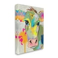thumbnail image 3 of Stupell Industries Modern Paint Splatter Cow Cattle Vivid Design Canvas Wall Art, 16 x 20, Design by Valerie Wieners, 3 of 5