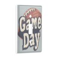 thumbnail image 2 of Yayeee Toggle Light Switch Wall Plate 1-Gang 4.5"x2.7" Home Decorative Outlet Cover, Gray Game Day, 2 of 7