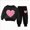 B7-Black, variant on Toddler Baby Girl Fall Winter Outfits Contrast Color Long Sleeve Sweatshirt + Pants Sets 6-12 Months 12-24 Months 2t 3t 4t 5t 6t 7t 8t 9t Children Sky Blue 1-2 Years