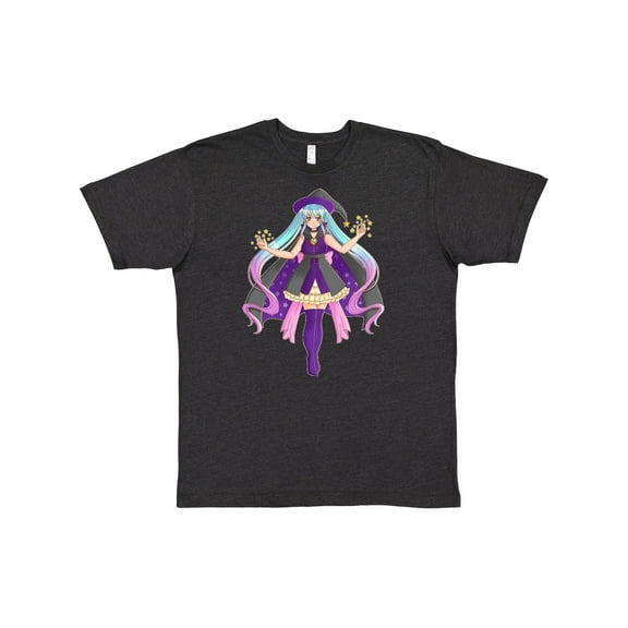 Inktastic Beautiful Purple Anime Witch T-Shirt