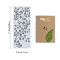 thumbnail image 4 of 1Set 10Pcs 10 Styles Floral PET Plastic Hollow Out Drawing Painting Stencils Templates Flower 300x130mm 1pc/style, 4 of 7