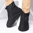 thumbnail image 2 of Waterproof Shoe Covers, Men Reusable Waterproof Hiking Rain Shoe Covers Lightweight Non-slip Shoe Covers L, 2 of 5