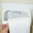 thumbnail image 1 of OUNONA 5Pcs Toilet Paper Roller White Plastic Replacement with Spring Loaded Easy Install for Bathroom, 1 of 7