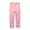 Pinks, variant on Girls Printed Leggings Fall Winter Girls Elastic Pants Fashion Solid Color Brushed Warm Casual Plush Leggings Wine 4-5 Years