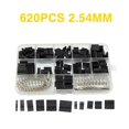 thumbnail image 2 of 620Pcs Dupont Connector 2.54mm, Dupont Cable Jumper Wire Pin Header Housing Kit, Male+Female Pin Ter, 2 of 5