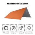 thumbnail image 2 of 10 x 10 FT Sail Canopy Waterproof Rain Fly Sun Shade UV Resistant Heavy Duty, 2 of 8