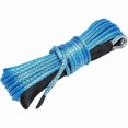 thumbnail image 1 of Synthetic Winch Rope 6mmx15m(1/4 x 50') Breaking Force 3400kg (10000 LB) Synthetic Winch Cable for ATV UTVBlue, 1 of 5