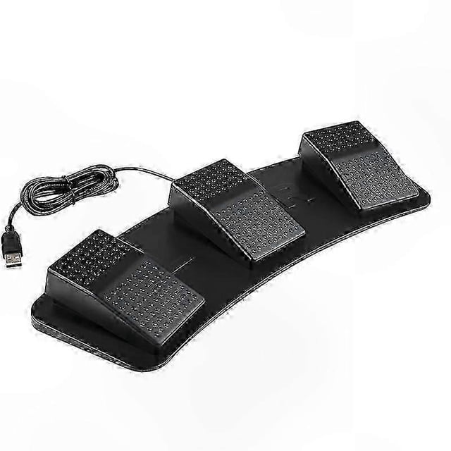 Programmable USB Triple Foot Pedal Controller for Gaming and Multimedia Applications