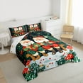 thumbnail image 3 of Manfei Christmas Santa Claus Bedding Comforter Set,Kawaii Wild Mushroom Twin Comforter Sets,Rustic Cardinal Birds Bedding Set For Girls Boys,Microfiber Bedroom Decor Reversible,2-Piece, 3 of 8