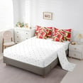 thumbnail image 3 of Erosebridal Watermelon Print Bedding Sets Full Size, 3D Fruit Theme Comforter Sets with Sheets, Reversible 7pcs, 3 of 5