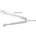 thumbnail image 4 of Pinzas para hielo Pinzas para servir de acero inoxidable Pinzas para parrilla Pinzas para cocina Pinzas para azúcar Abrazadera para galletas de comida para fiesta Bar en casa 6 uds Plata oso de fresa Hogar, 4 of 6
