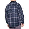 thumbnail image 3 of Flannel Shirt Jackets for Men Big And Tall Heavy Quilted Thermal Lined Button Down Jacket Up-to Size 5XL, 3 of 4