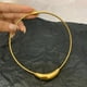 thumbnail image 3 of Collar de acero de titanio, estilo frío, estilo metálico, diseño de colgante de codo curvo, collar de moda, 3 of 5