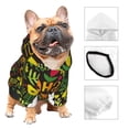 thumbnail image 3 of Gaeub Happy Halloween Floral Dog Hoodie Sweatshirts Warm Dog Clothes for Small Dogs,Puppy and Cat Costume-, 3 of 7