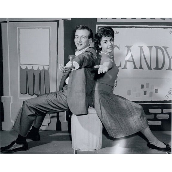 Bobby Darin Annette Funicello candid pose together mid 1960's 8x10 photo