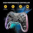 thumbnail image 2 of Controlador inalámbrico Switch Pro CHEPIHG Transparente, 2 of 5