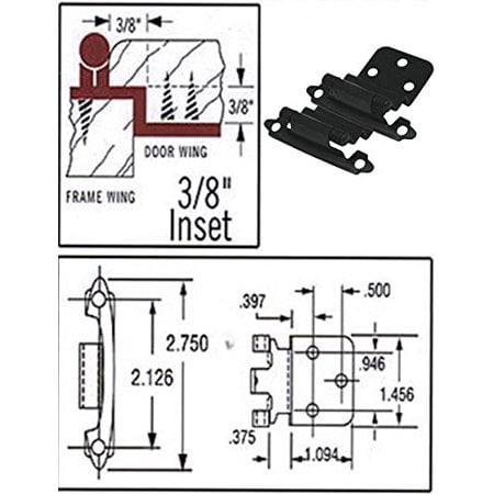 what is the inset of a cabinet hinge cosmas 17128 fb flat black cabinet hinge 3 8 inset 17128 fb 25 pair pack what is the inset of a cabinet hinge cosmas 17128 fb flat black cabinet hinge 3 8 inset 17128 fb 25 pair pack