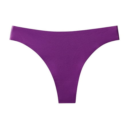 

DENGDENG Women s Thong Seamless T-Back Underwear G-String Low Rise Sexy Panties