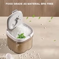 thumbnail image 5 of Airtight Coffee Canister, Coffee Storage Container with Scoop, Kitchen Food Storage Jar for Grounds Coffee, Beans, Tea, Sugar, 1800ml, 5 of 11