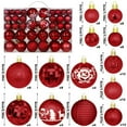 thumbnail image 6 of Affordablo Warehouse Clearance 100ct Christmas Ball Ornaments, Shatterproof Halloween Tree Decorations, Perfect Hanging Ball for Indoor/Outdoor Holiday Party Decor Small and Medium Christmas Balls, 6 of 6