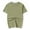 Army Green, variant on CaiJunJia George Mens T Shirt - Short Sleeve Crew Neck Soft Fitted Tees Fresh Classic Tshirts ,Heavyweight Cotton Crew neck Tee