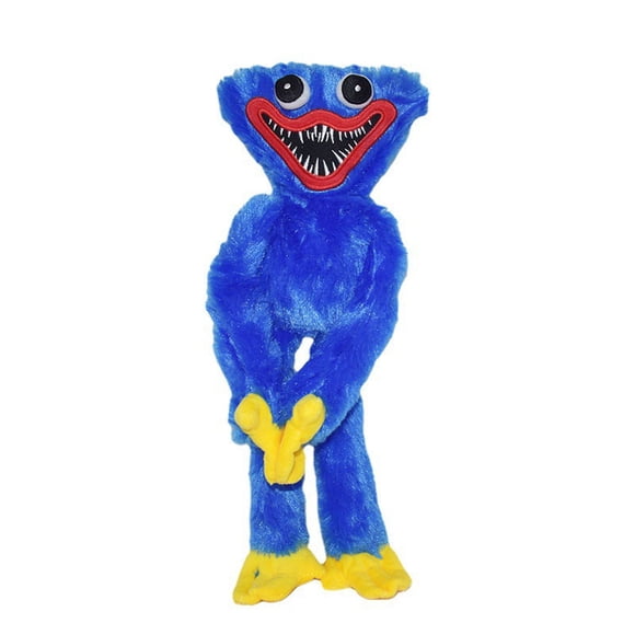 Peluche Poppy Playtime Huggy Wuggy de 7,9 Po, Monstre Effrayant Bleu en Peluche, Peluche Douce et Câline de Personnage de Jeu pour Enfants et Fans