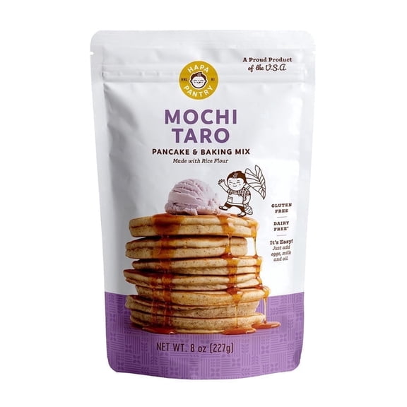 Hapa Pantry Mochi Pancake Mix Taro Flavor, 8 oz